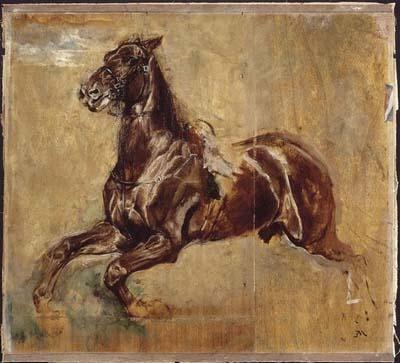 Jean-Louis-Ernest Meissonier Study of a horse china oil painting image